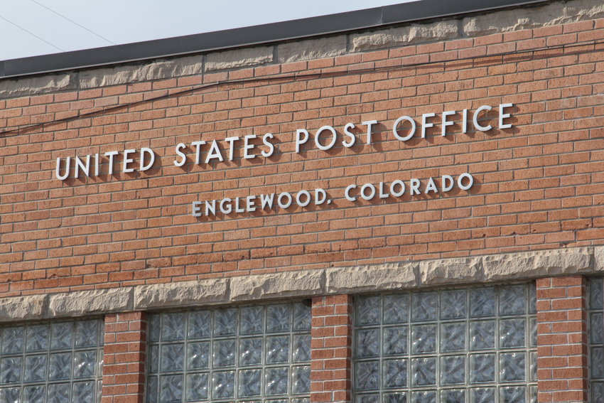 The post office at 915 W. Lehigh Ave. in Englewood, one of the cities whose name is carried by ZIP codes that also cover Centennial. ZIP codes often show names of cities whose boundaries fall outside the ZIP code area, causing confusion about addresses in the south Denver metro region.
